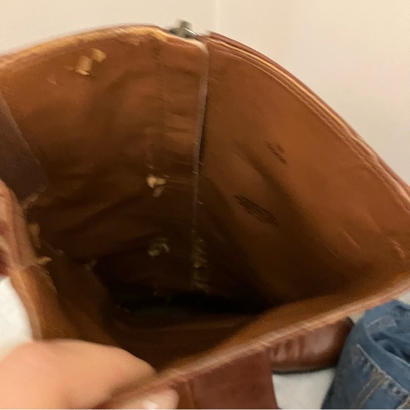 Enzo Angiolini Eashobi tall brown leather riding style boots 7M - Picture 2 of 11